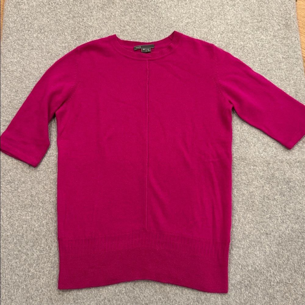 Vince Cashmere Pink Sweater- XS